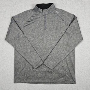 UNRL (Men's XL) Gray 1/4 Zip Elite Pullover Athletic Golf Performance Activewear